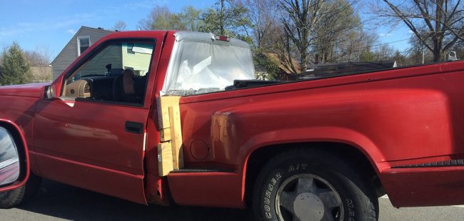 broken truck