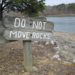 Do Not Move Rocks………