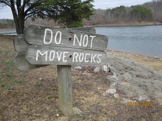 Do Not Move Rocks………